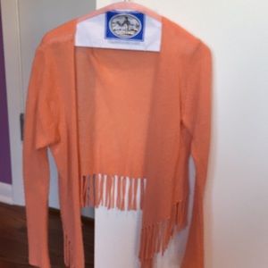 Orange Cashmere Minnie Rose Cardigan